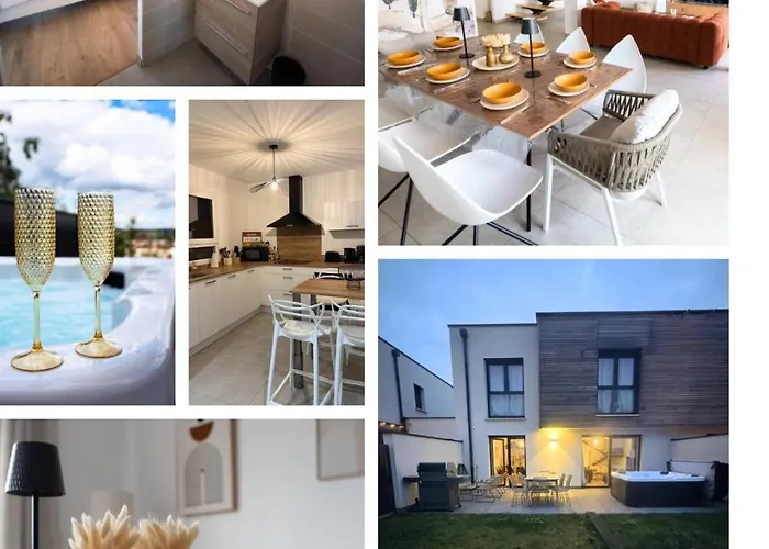 La Bulle Doree Luxury Private Jacuzzi House 4 Bedroom Tourist Center * Amnéville